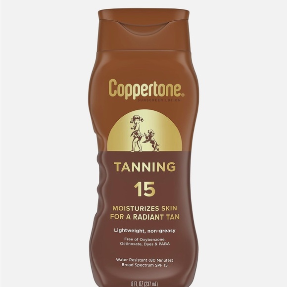 Coppertone Tanning Sunscreen Lotion SPF 15 Moisturizes Skin Radiant Tan - Picture 1 of 12